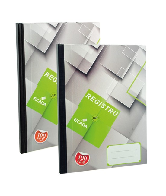 Registru format A4 100 sau 200 file Patratele 200 file - imagine 3